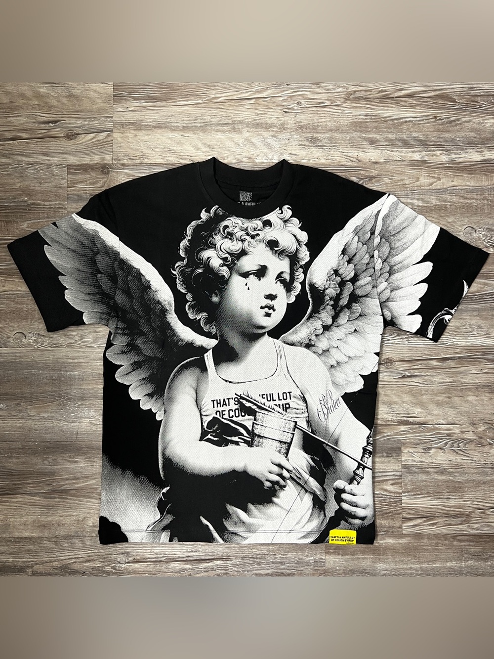 That's Awful Lot Of Cough Syrup Angel Graphic T-Shirt